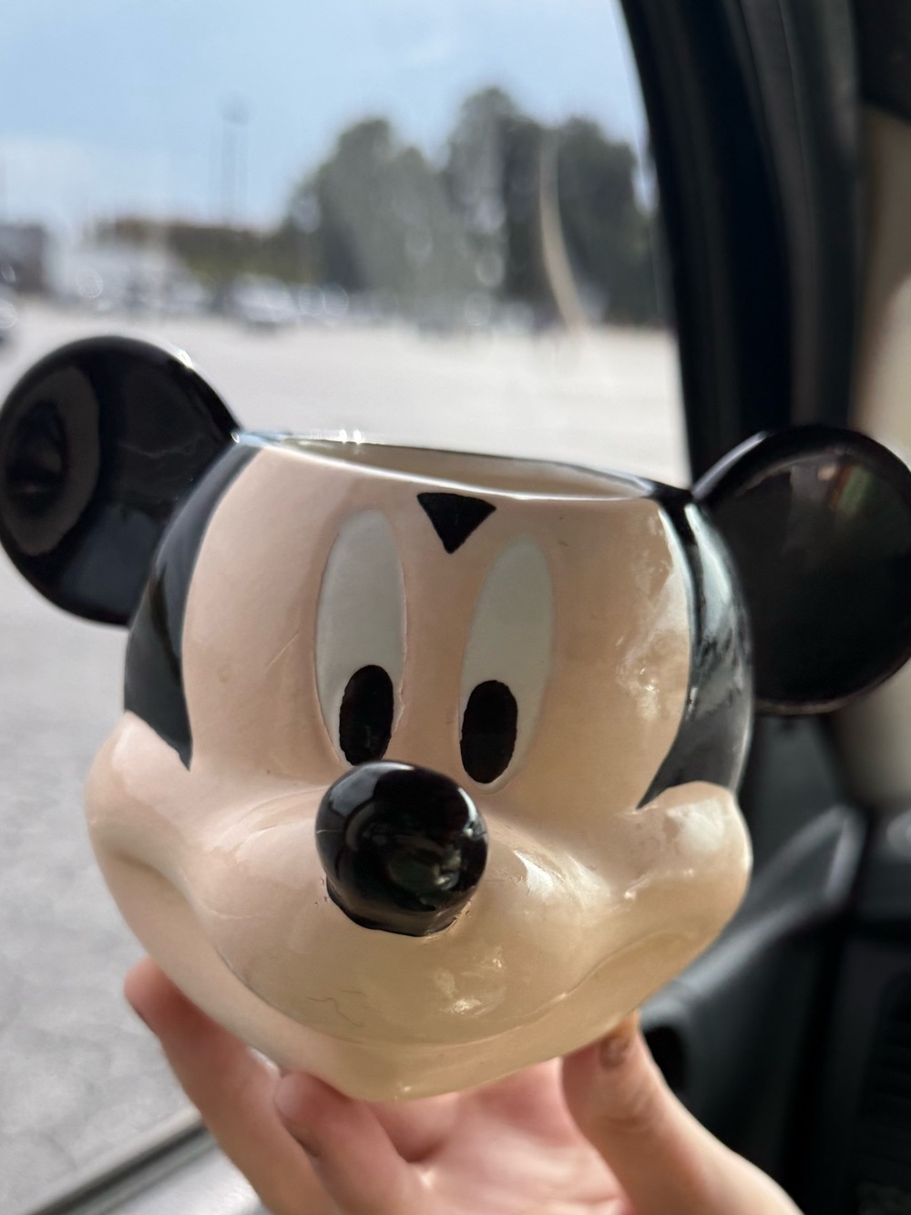 Disney Mickey Mouse Ceramic Head Mug - Black & Cream - Picture 5 of 10